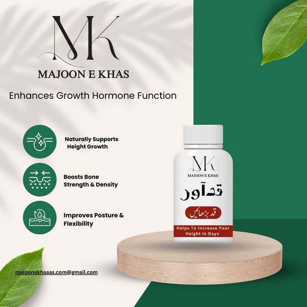 Qad Aawar Course – Natural Height Growth & Bone Strength Formula by Majoon e Khas